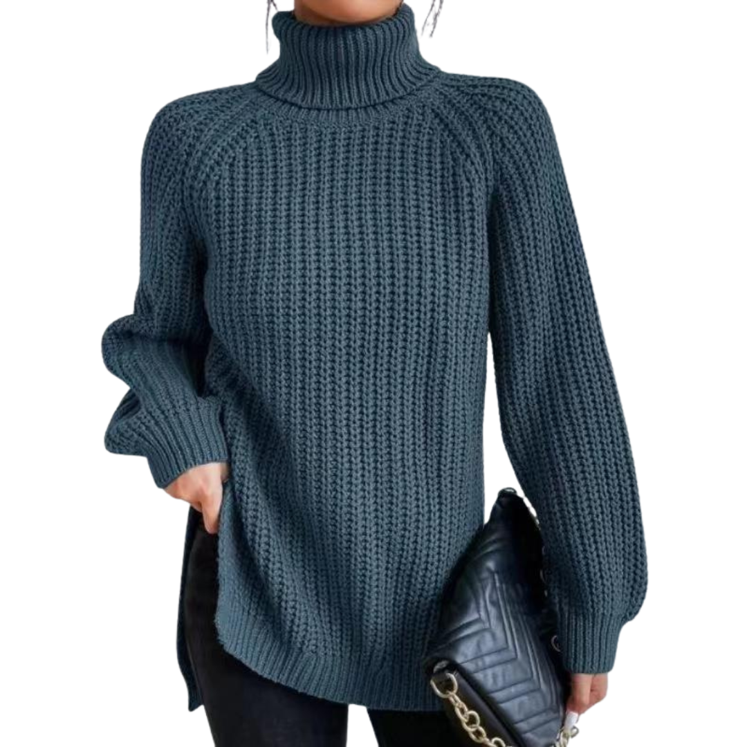 Aurine | CozySculpt Winter Turtleneck